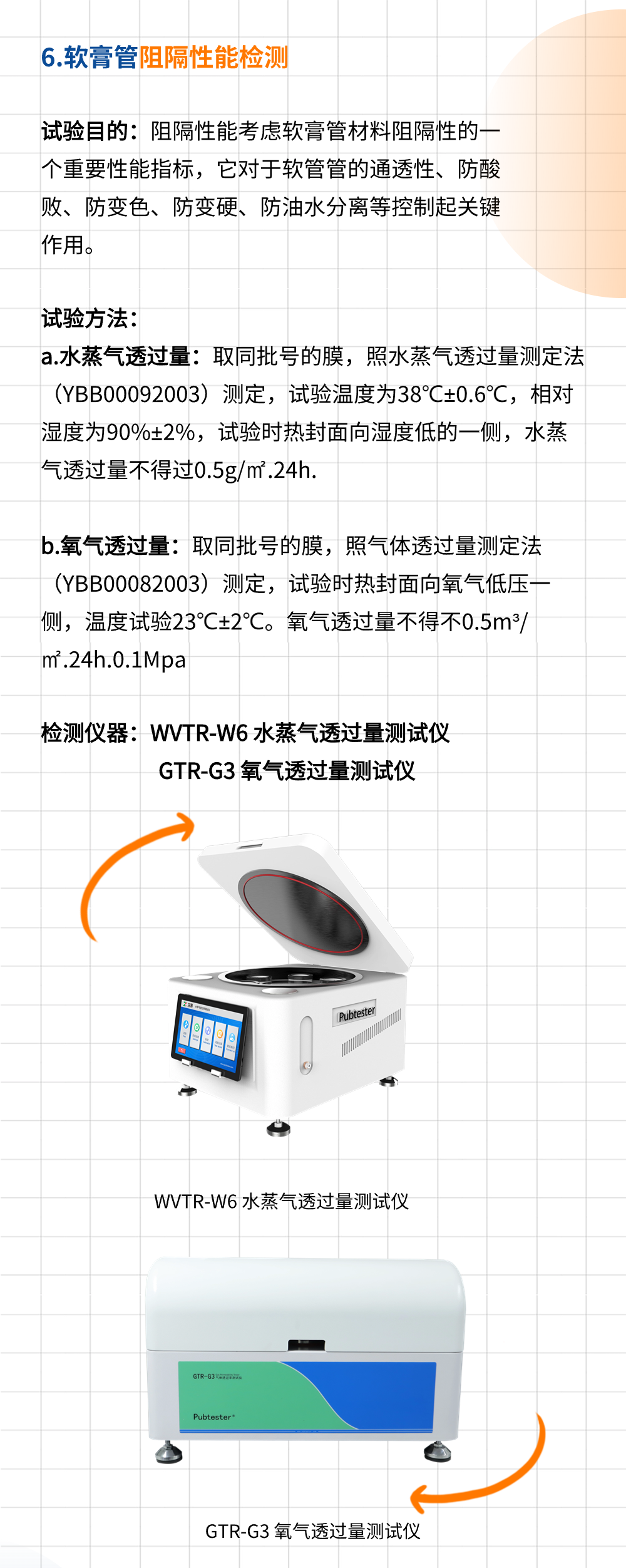 YBB00252005药用聚乙烯／铝／聚乙烯复合软膏管测试项目及相关检测仪器